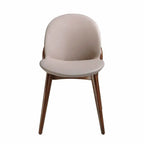 Chaise à manger en cuir et en frêne DecoNovis