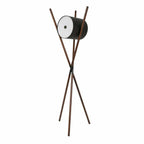Lampadaire sushi en bois de noyer fait mains DecoNovis