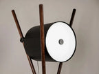 Lampadaire sushi en bois de noyer fait mains DecoNovis