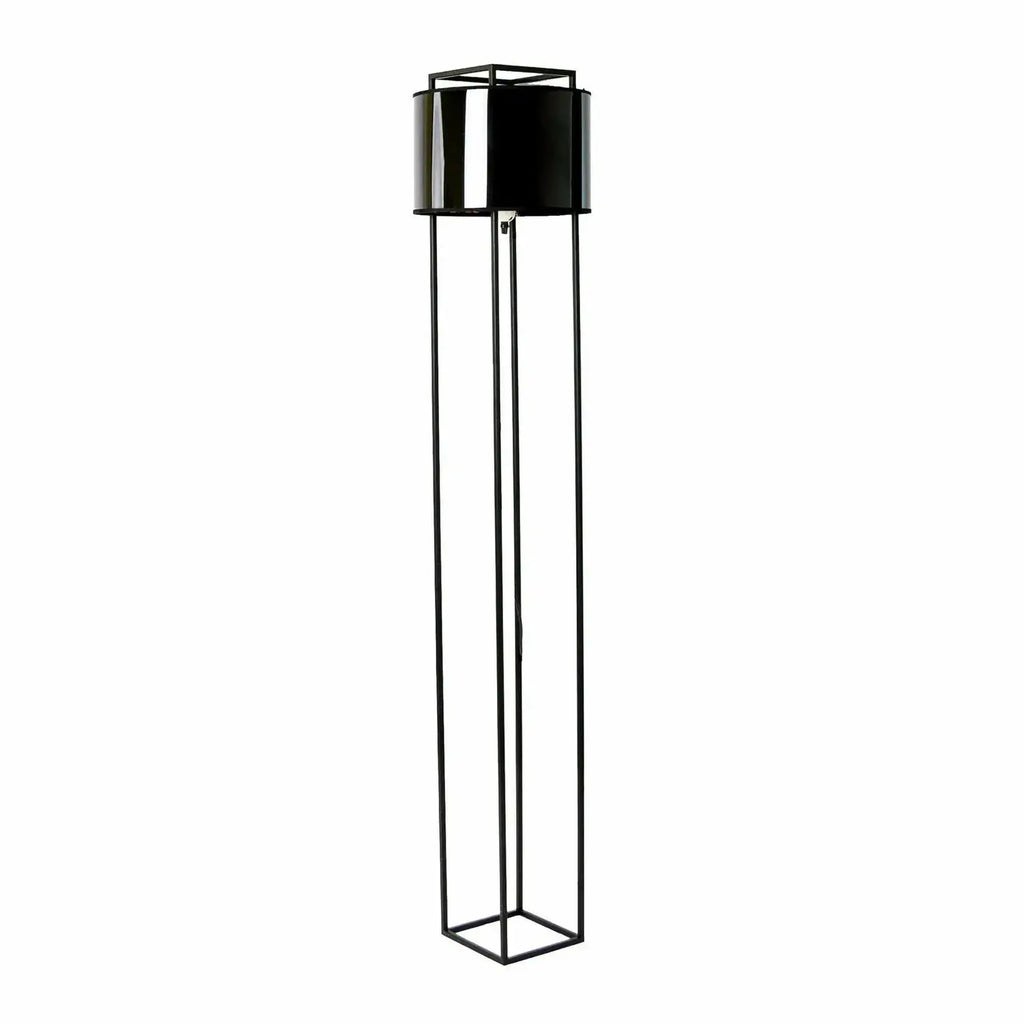Lampadaire en PVC noir et doré brillant fait mains DecoNovis