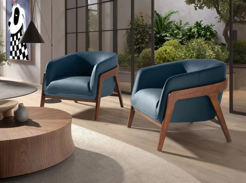 Fauteuil en cuir Angel cerda