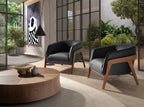 Fauteuil en cuir Angel cerda
