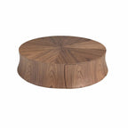 able basse ronde en noyer Angel cerda