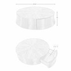 able basse ronde en noyer Angel cerda