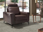 Fauteuil relax en cuir chocolat Angel cerda