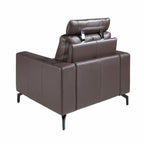 Fauteuil relax en cuir chocolat Angel cerda