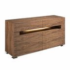 Commode en noyer avec éclairage DecoNovis