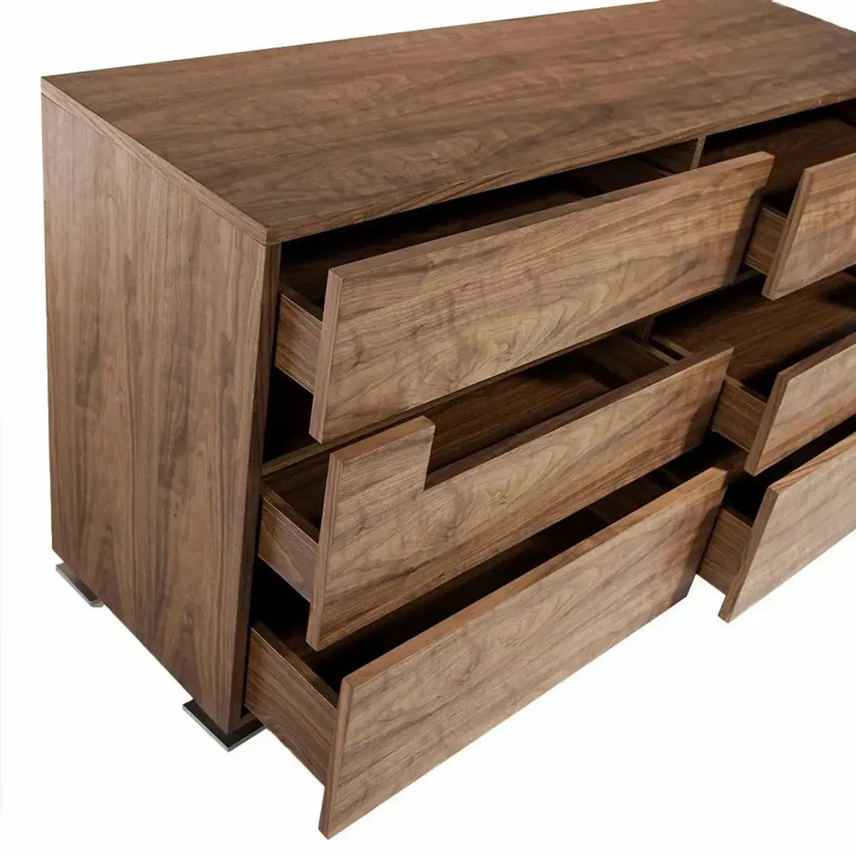 Commode en noyer avec éclairage DecoNovis