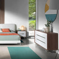 Commode en noyer blanche DecoNovis