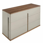 Commode en bois gris noyer DecoNovis
