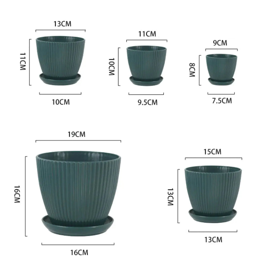 Pots de Fleurs en Plastique DecoNovis