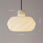 Twist Glow Pendant Lamp Azure Pontus