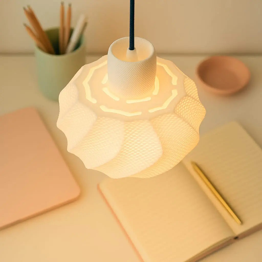 Twist Glow Pendant Lamp Azure Pontus